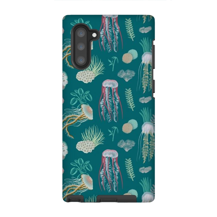 Galaxy Note 10 StrongFit Jellyfish by Tishya Oedit