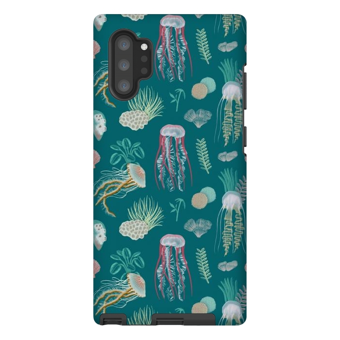 Galaxy Note 10 plus StrongFit Jellyfish by Tishya Oedit