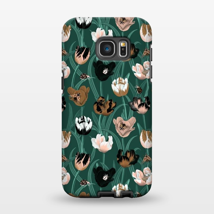 Galaxy S7 EDGE StrongFit Tulips by Tishya Oedit