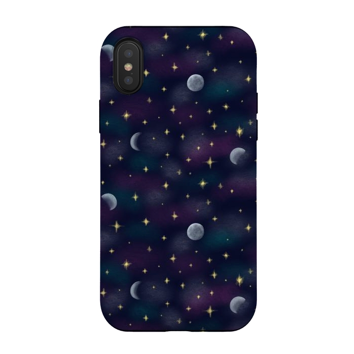 iPhone Xs / X StrongFit Galaxy Sky by Tishya Oedit