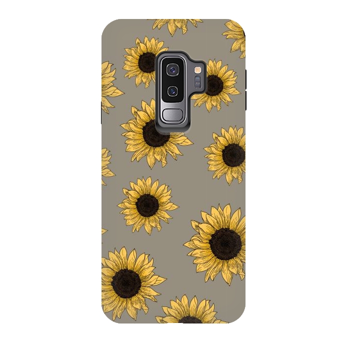 Galaxy S9 plus StrongFit Sunflowers by Jms