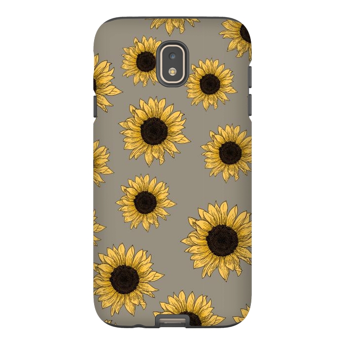 Galaxy J7 StrongFit Sunflowers by Jms