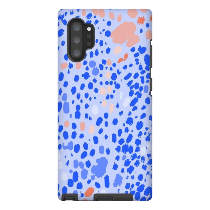 Galaxy Note 10 plus StrongFit Violet Leopard by Uma Prabhakar Gokhale