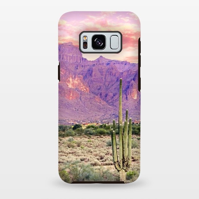 Galaxy S8 plus StrongFit Cactus Sunset by Uma Prabhakar Gokhale
