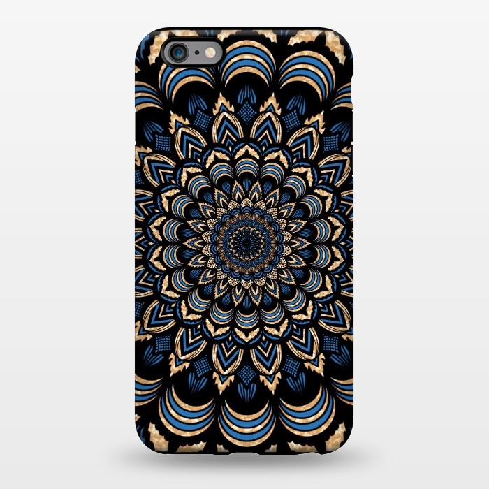 iPhone 6/6s plus StrongFit Dark blue mandala by Jms