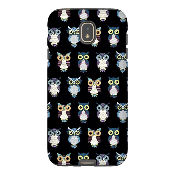 Galaxy J7 StrongFit Owls pattern by Laura Nagel