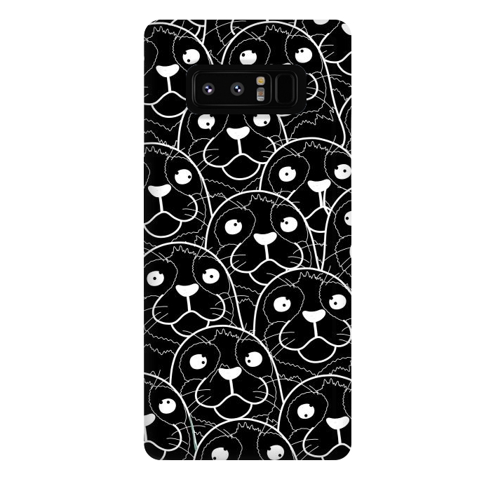 Galaxy Note 8 StrongFit Crazy seals by Steve Wade (Swade)