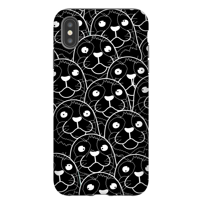 iPhone Xs Max StrongFit Crazy seals by Steve Wade (Swade)
