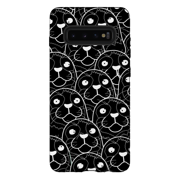 Galaxy S10 plus StrongFit Crazy seals by Steve Wade (Swade)