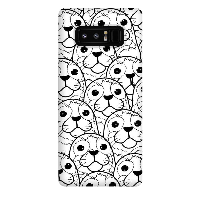 Galaxy Note 8 StrongFit Crazy seals 2 by Steve Wade (Swade)