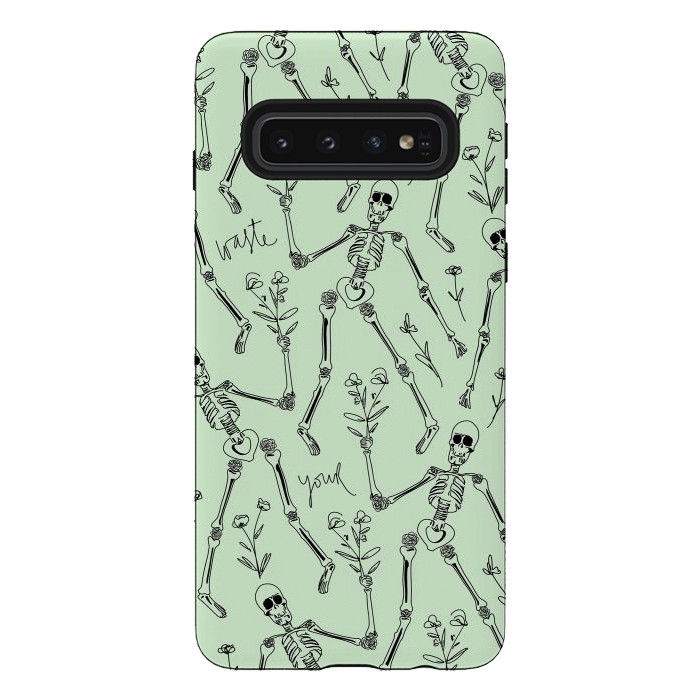 Galaxy S10 StrongFit Don't Waste your Time by Anis Illustration