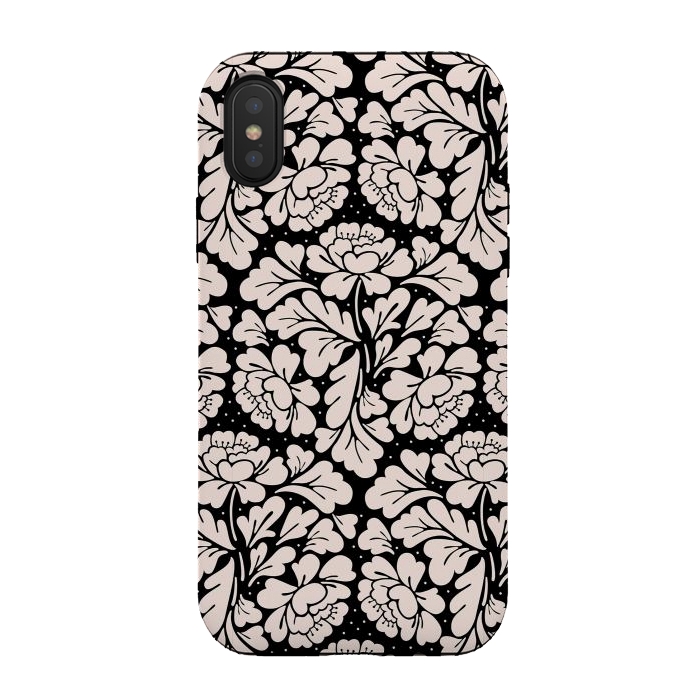 iPhone Xs / X StrongFit Baroque Pattern by Anis Illustration