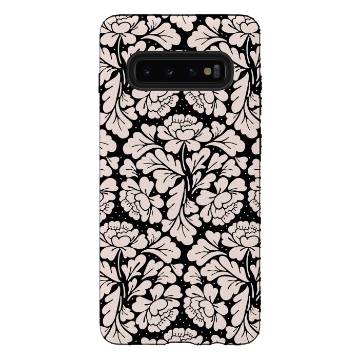Galaxy S10 plus StrongFit Baroque Pattern by Anis Illustration