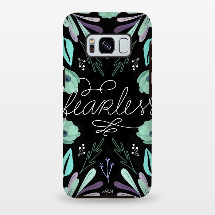 Galaxy S8 plus StrongFit Fearless by Anis Illustration