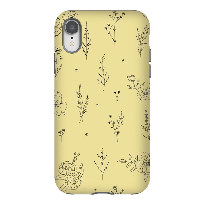 iPhone Xr StrongFit Flowers & Wildflowers by Anis Illustration