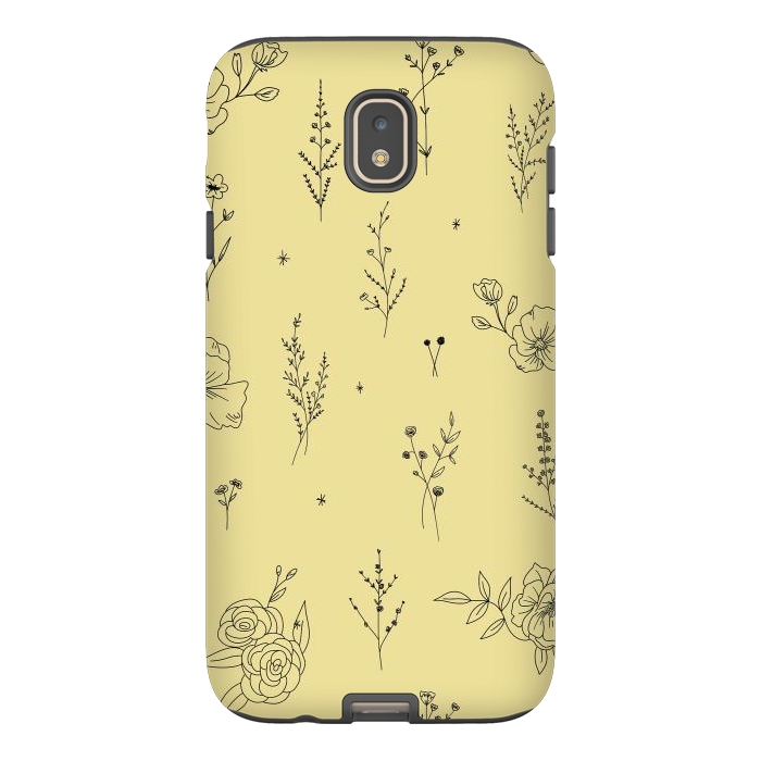 Galaxy J7 StrongFit Flowers & Wildflowers by Anis Illustration