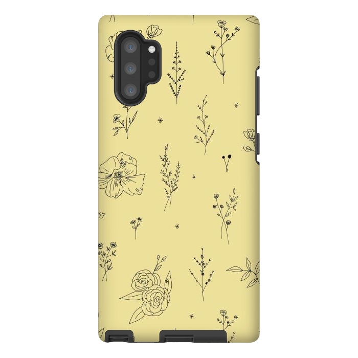 Galaxy Note 10 plus StrongFit Flowers & Wildflowers by Anis Illustration