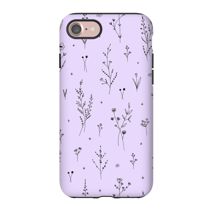 iPhone 7 StrongFit Magic Wildflowers by Anis Illustration