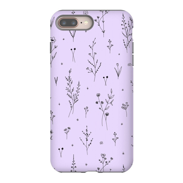 iPhone 7 plus StrongFit Magic Wildflowers by Anis Illustration