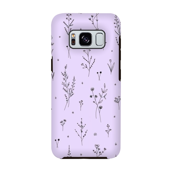 Galaxy S8 StrongFit Magic Wildflowers by Anis Illustration