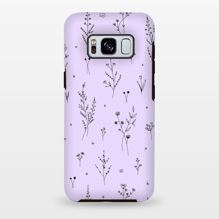 Galaxy S8 plus StrongFit Magic Wildflowers by Anis Illustration