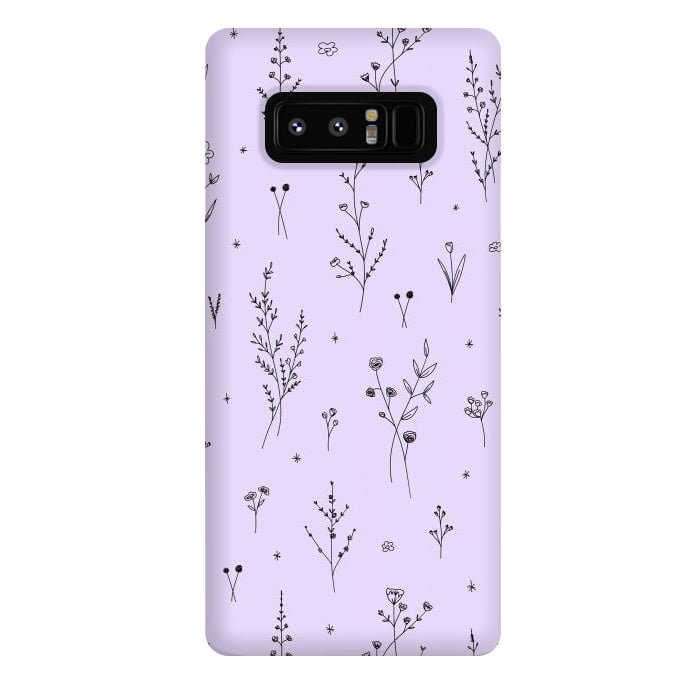 Galaxy Note 8 StrongFit Magic Wildflowers by Anis Illustration