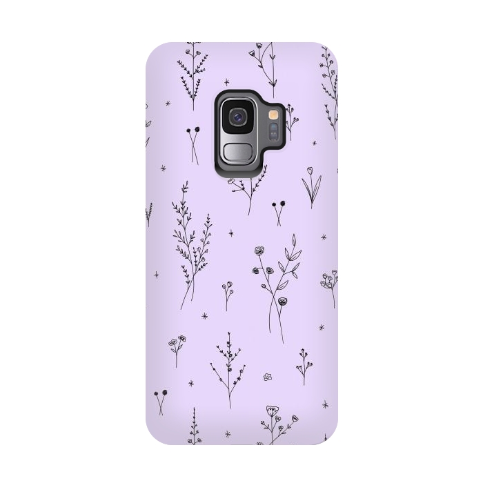 Galaxy S9 StrongFit Magic Wildflowers by Anis Illustration
