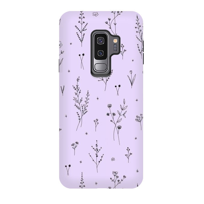 Galaxy S9 plus StrongFit Magic Wildflowers by Anis Illustration