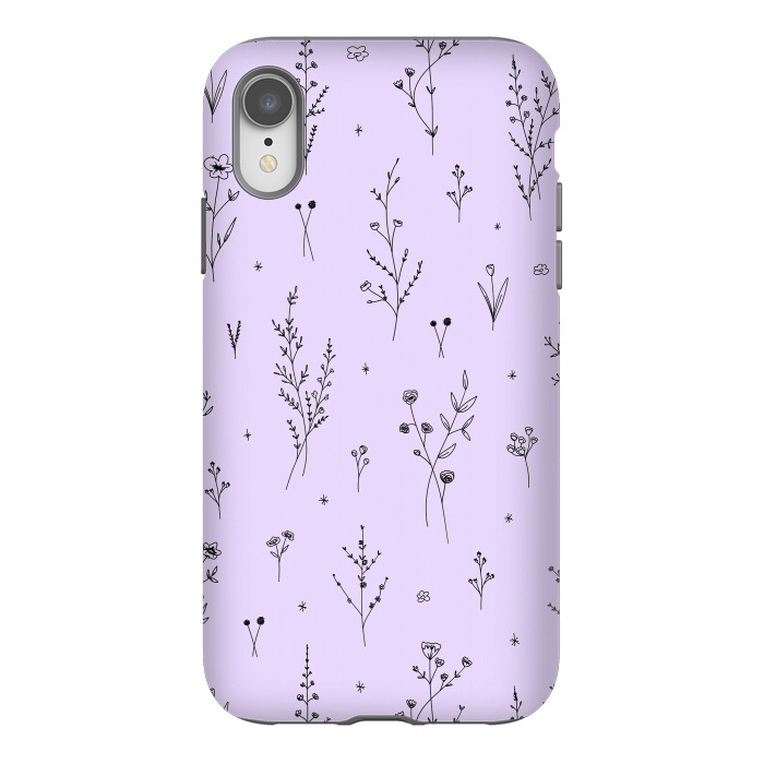 iPhone Xr StrongFit Magic Wildflowers by Anis Illustration