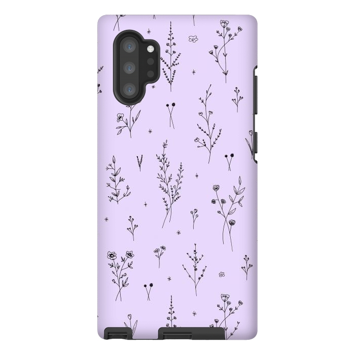 Galaxy Note 10 plus StrongFit Magic Wildflowers by Anis Illustration