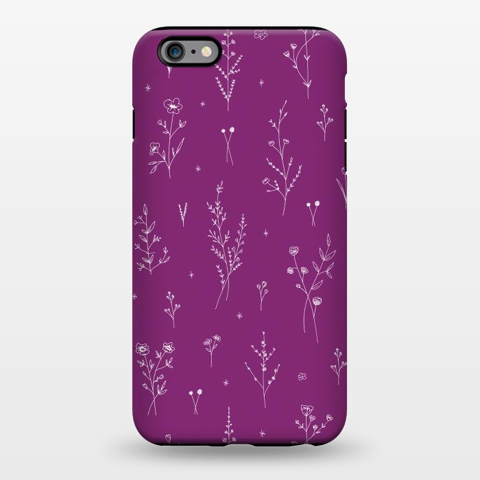 iPhone 6/6s plus StrongFit Magic Wine Wildflowers by Anis Illustration