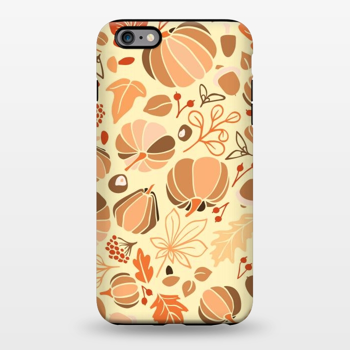 iPhone 6/6s plus StrongFit Fall Fruits in Orange and Yellow by Paula Ohreen