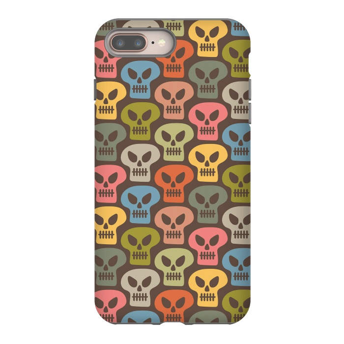 iPhone 7 plus StrongFit Skulls by Majoih