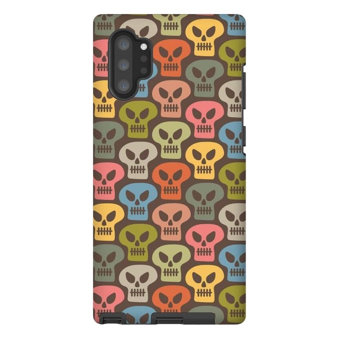 Galaxy Note 10 plus StrongFit Skulls by Majoih