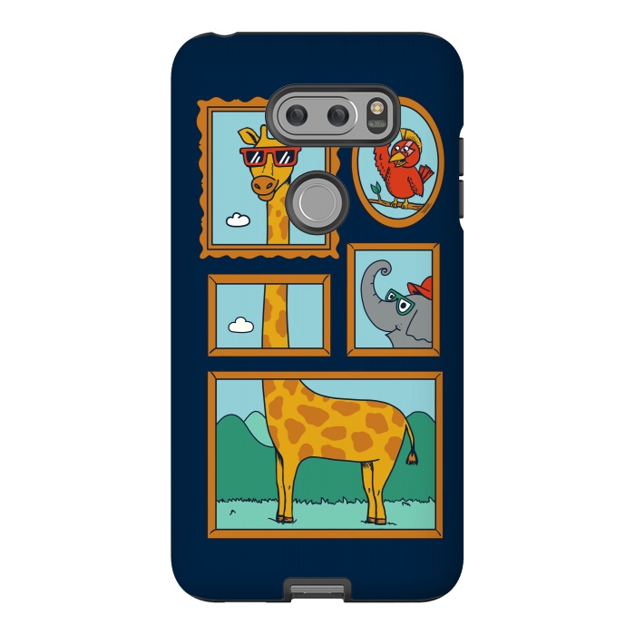 V30 StrongFit Portrait of Animals Blue by Coffee Man