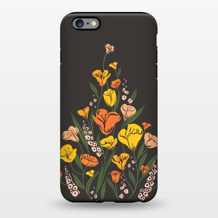 iPhone 6/6s plus StrongFit Wild Poppies by Melissa Lee