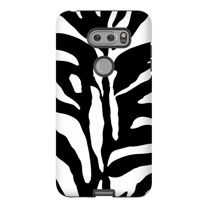 V30 StrongFit Black And White Zebra Print 2 by Andrea Haase