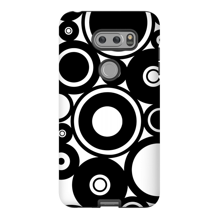 V30 StrongFit Pop-Art Black White Circles by Andrea Haase