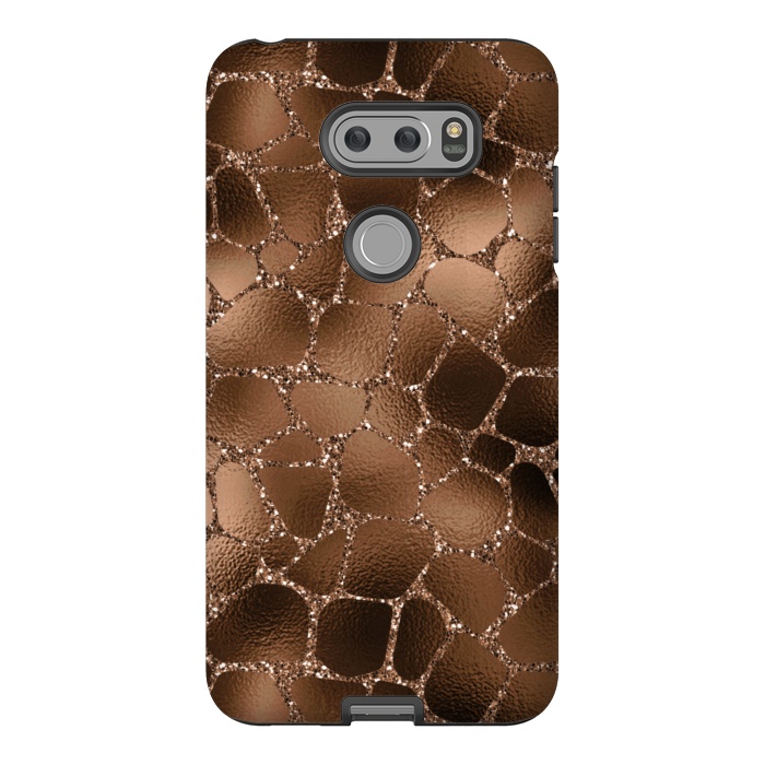 V30 StrongFit Jungle Journey - Copper Safari Giraffe Skin Pattern  by  Utart
