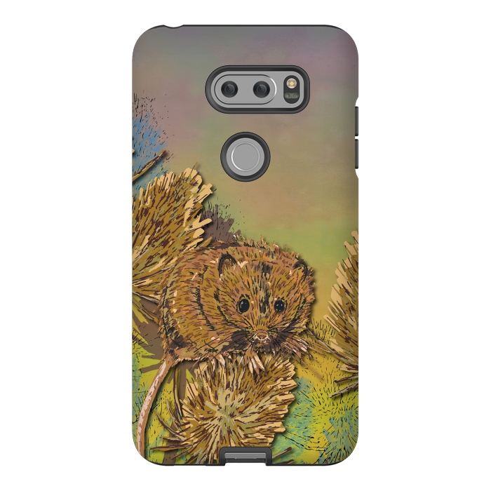 V30 StrongFit Harvest Mouse and Teasels by Lotti Brown