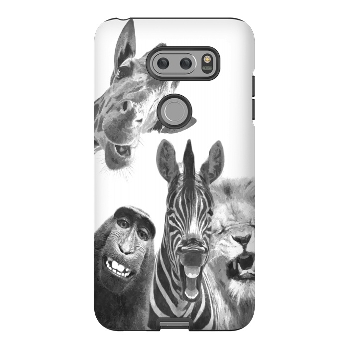 V30 StrongFit Black and White Jungle Animals by Alemi