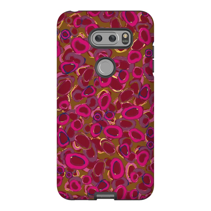 V30 StrongFit Bold Circles - Red & Pink by Lotti Brown