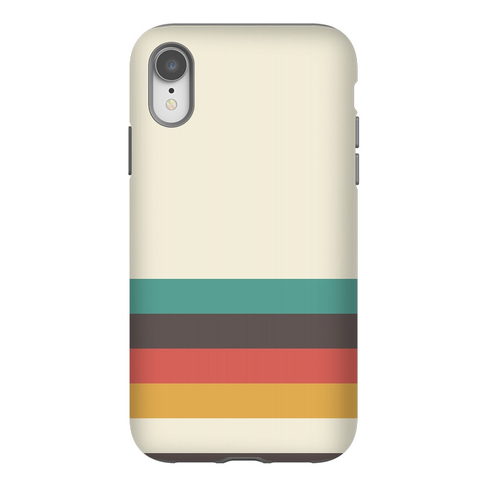 iPhone Xr StrongFit Classic retro stripes by TMSarts