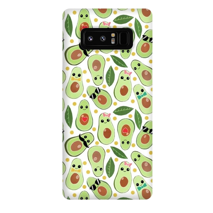 Galaxy Note 8 StrongFit Stylish Avocados by Tangerine-Tane