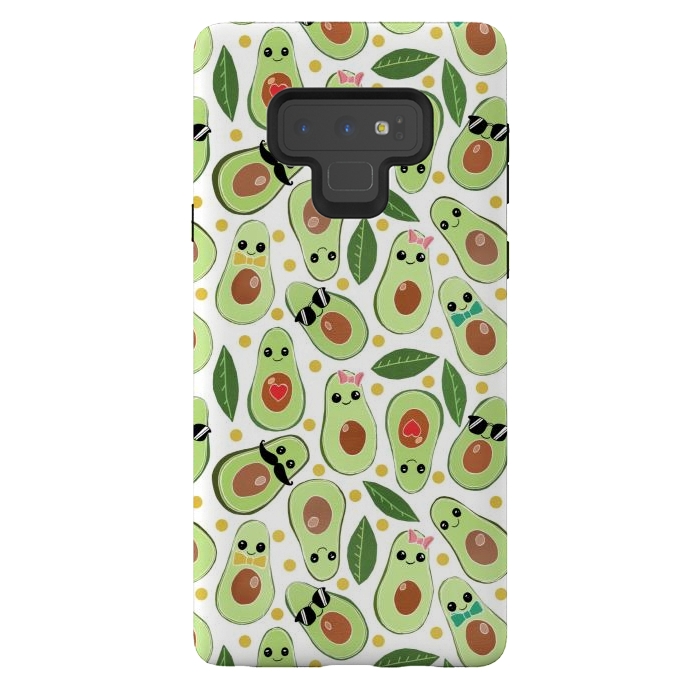 Galaxy Note 9 StrongFit Stylish Avocados by Tangerine-Tane