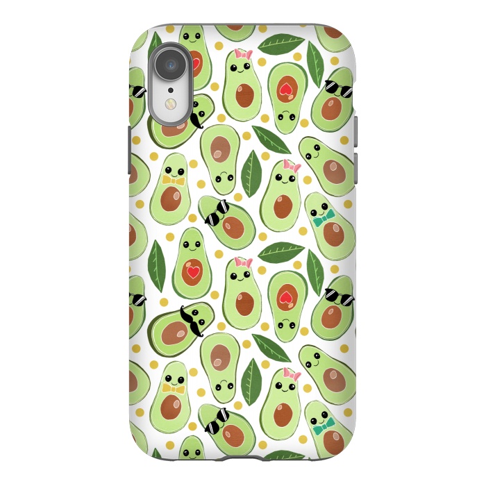 iPhone Xr StrongFit Stylish Avocados by Tangerine-Tane