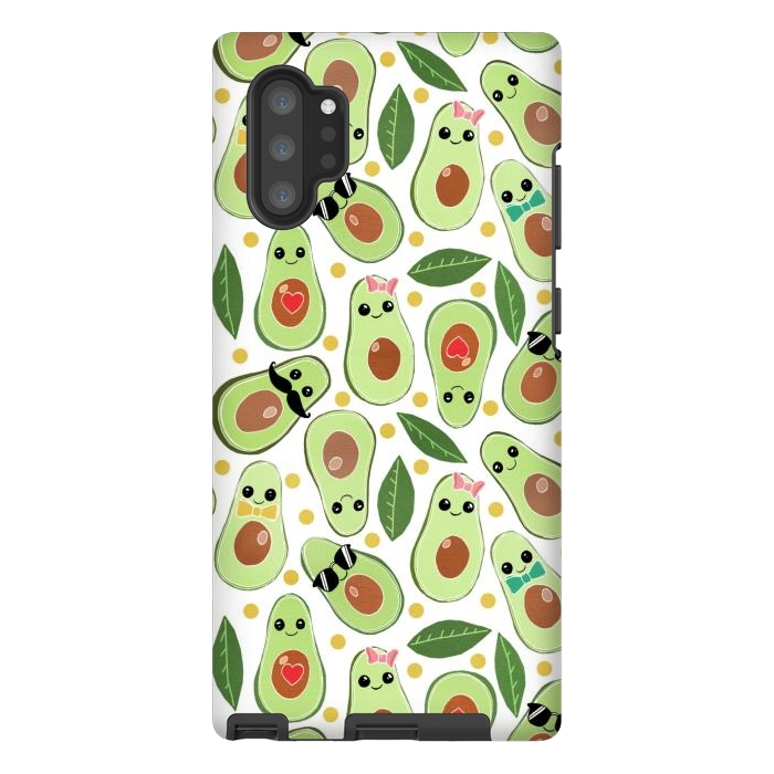 Galaxy Note 10 plus StrongFit Stylish Avocados by Tangerine-Tane