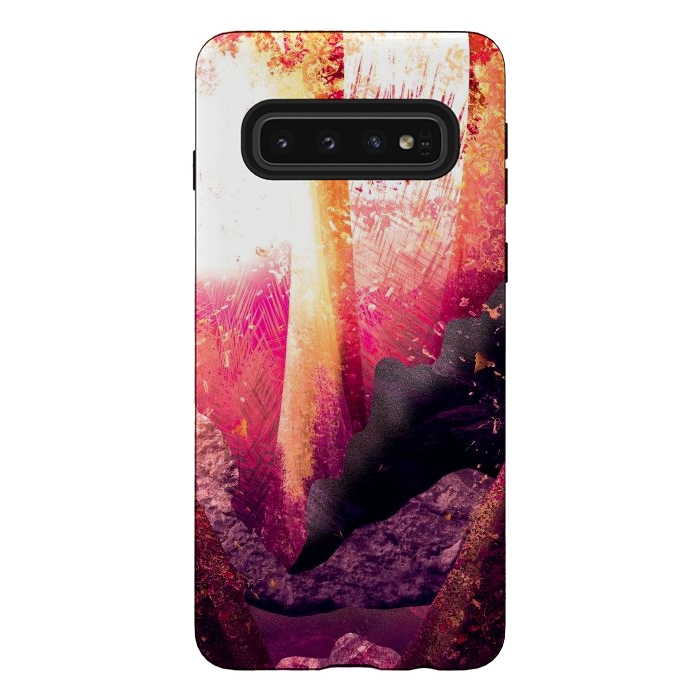 Galaxy S10 StrongFit As a sun warm a forest by Steve Wade (Swade)