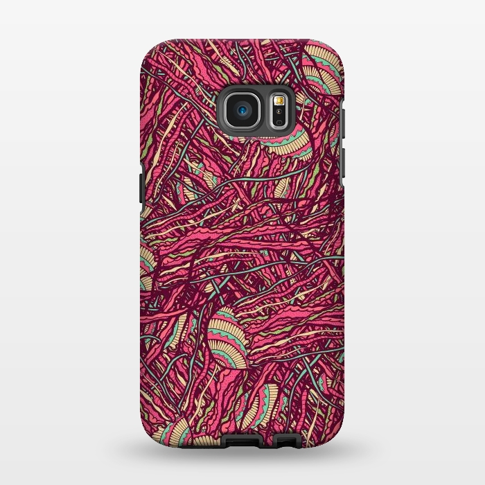 Galaxy S7 EDGE StrongFit Jellyfish jungle by Steve Wade (Swade)