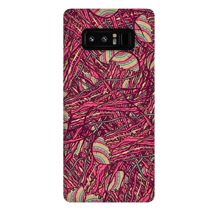 Galaxy Note 8 StrongFit Jellyfish jungle by Steve Wade (Swade)